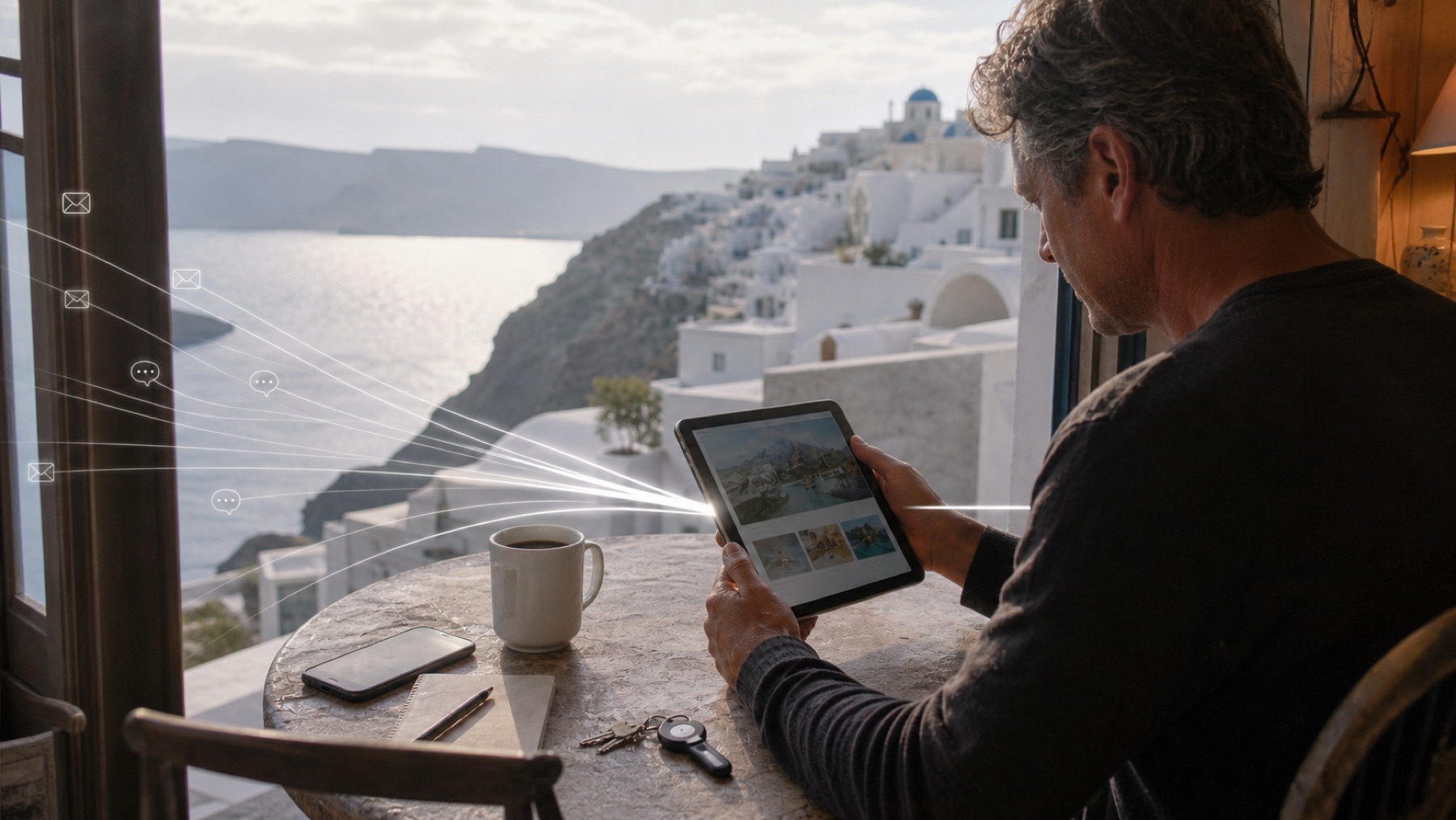 Luxury hotel reviewing selected creator proposals